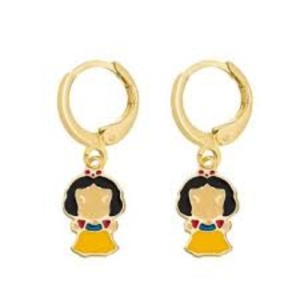 BRINCO ARGOLINHA BRANCA DE NEVE OURO
