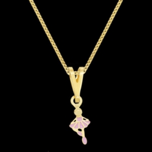 COLAR INFANTIL BAILARINA OURO