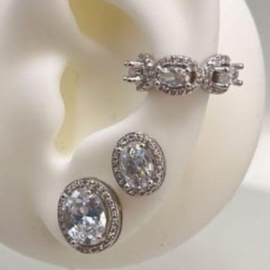 TRIO CRISTAL PIERCING FAKE