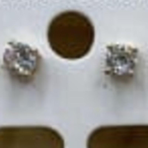 BRINCO OURO SEGUNDO FURO P ZIRCONIA