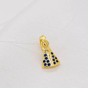 COLAR NYLON NOSSA SENHORA CRAVEJADA