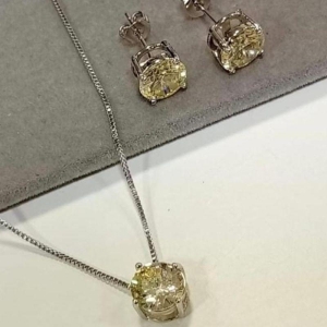 CONJUNTO YELLOW FANCY PONTO DE LUZ 6MM