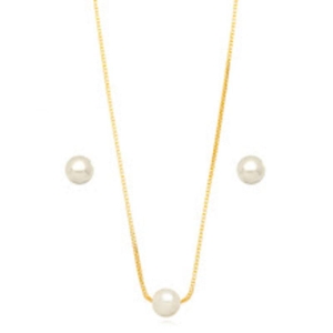 CONJUNTO OURO PEROLA P