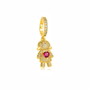 PINGENTE FILHA OURO RUBI