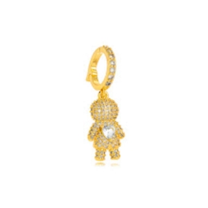 PINGENTE FILHO OURO CRISTAL