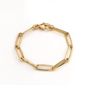PULSEIRA VERNIZ ITALIANO ELO LONGO DOURADA
