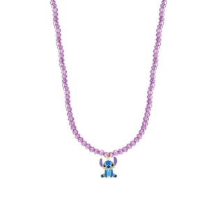 COLAR LILAS INFANTIL STITCH CRISTAIS