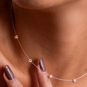 COLAR NYLON PONTOS DE LUZ