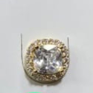 BRINCO CRISTAL OURO CRAVEJADO