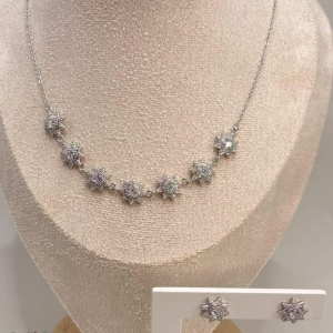 CONJUNTO RODIO LUXO CRISTAL