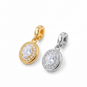PINGENTE OURO ZIRCONIA