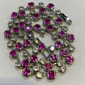 COLAR RODIO RIVIERA PINK 3MM