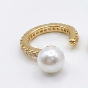 PIERCING FAKE OURO PEROLA UNITARIO