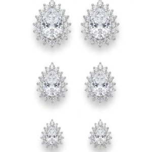 TRIO RODIO GOTAS CRISTAL