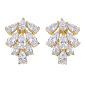 BRINCO DELICADO ZIRCONIAS OURO