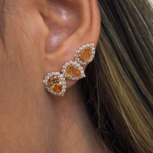 BRINCO EAR CHAMPANHE OURO