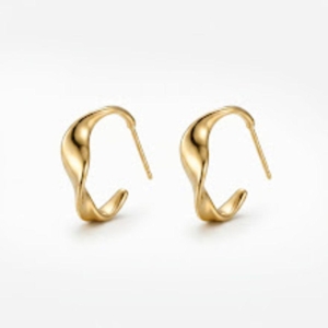 ARGOLA ORGANICA OURO