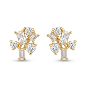 BRINCO OURO ZIRCONIAS
