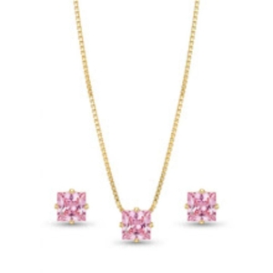 CONJUNTO OURO CRISTAL INFANTIL