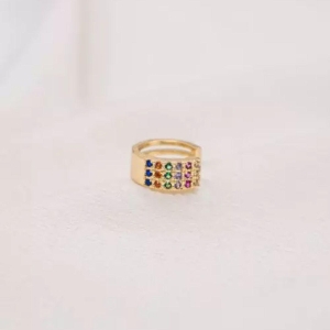 PIERCING FAKE 3 FILEIRAS COLORS