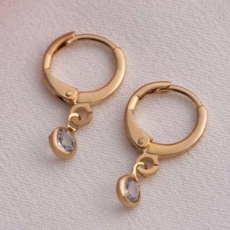 ARGOLINHA INFANTIL ZIRCONIA