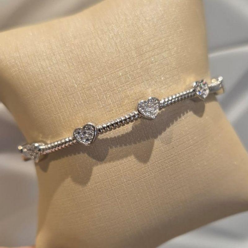 BRACELETE RODIO CORAÇOES