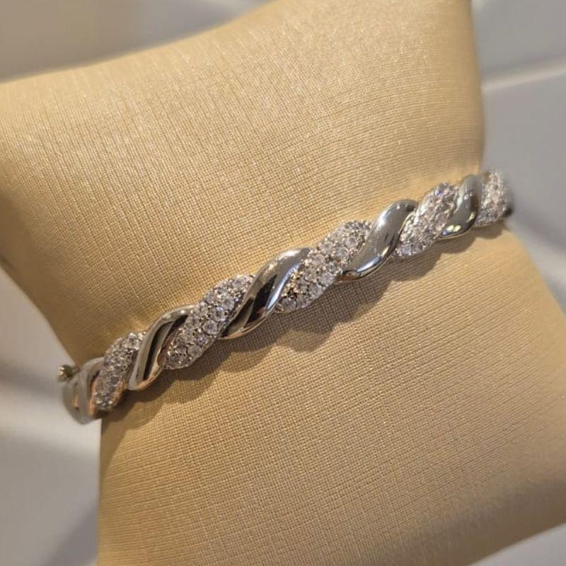 BRACELETE RODIO CRAVEJADO
