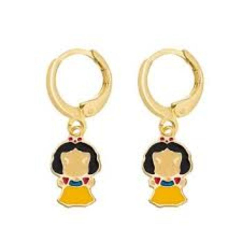 BRINCO ARGOLINHA BRANCA DE NEVE OURO