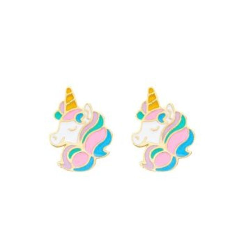 BRINCO INFANTIL UNICORNIO OURO
