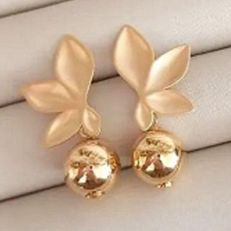 BRINCO ORGANICO FLOR DOURADO