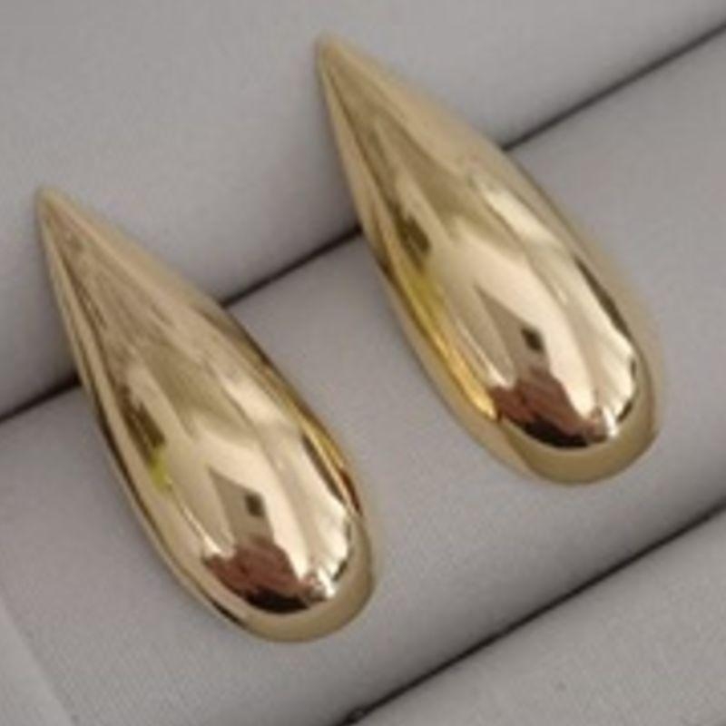 BRINCO OURO FOSCO GOTA POLIDO G