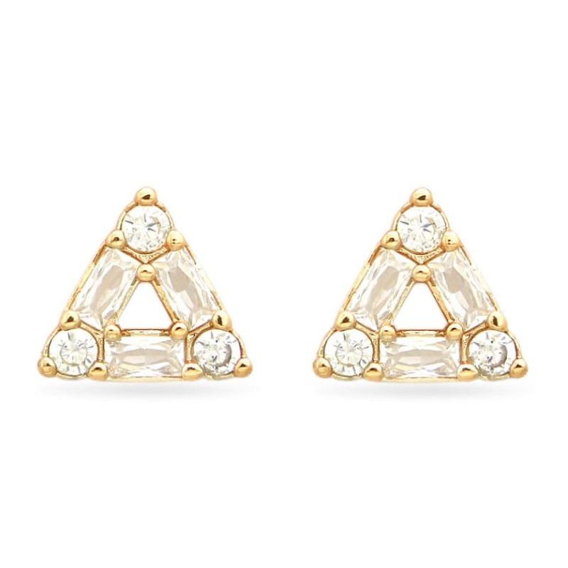BRINCO OURO TRIANGULO