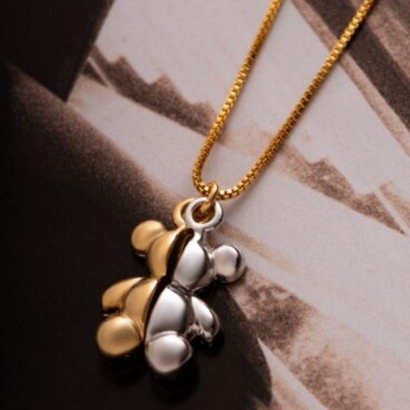 COLAR URSO DUO DE BANHOS OURO