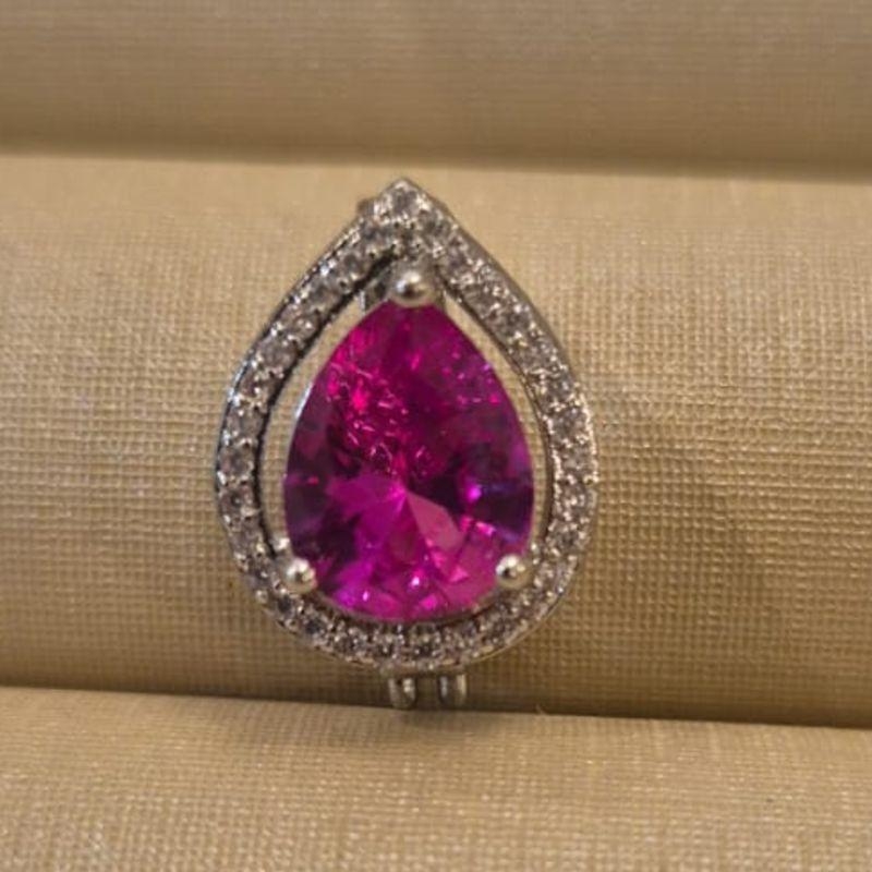 PINGENTE PINK GOTA RODIO