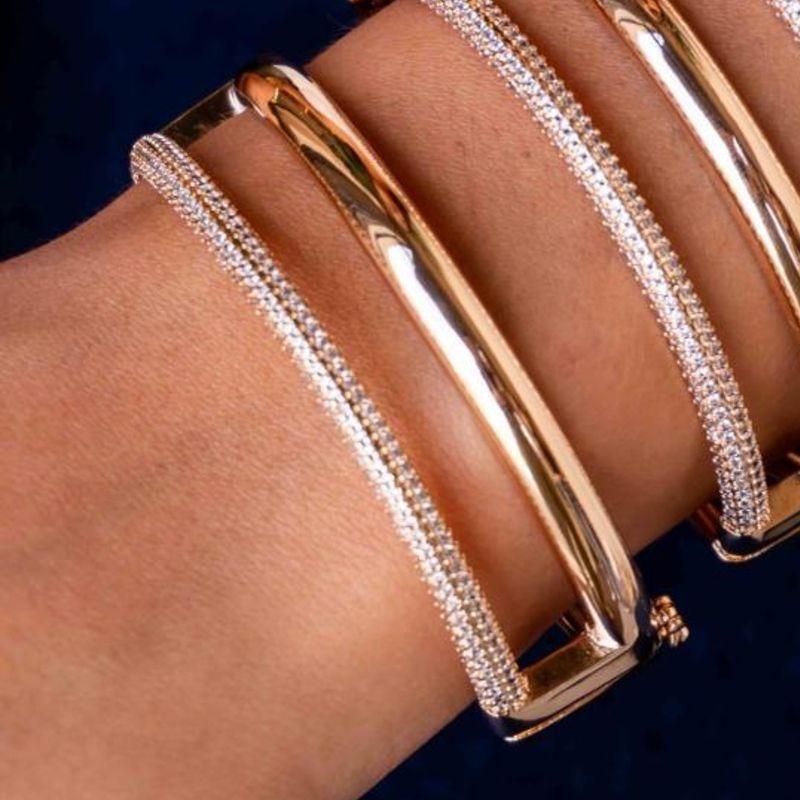 BRACELETE 2 AROS CRAVEJADO