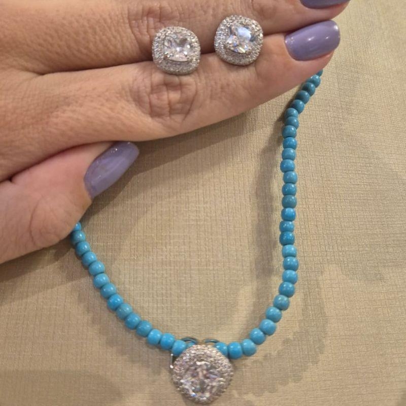 CONJUNTO TURQUESA CRISTAL