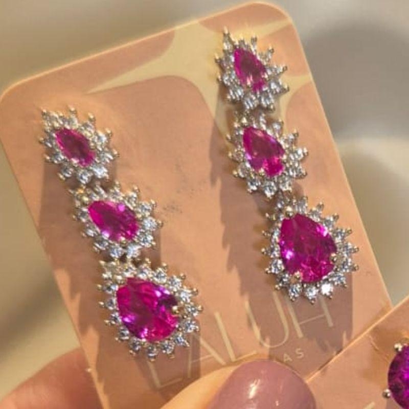 TRIO GOTAS PINK RODIO