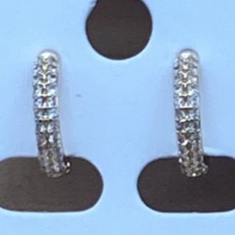 ARGOLA OURO CRAVEJADA P