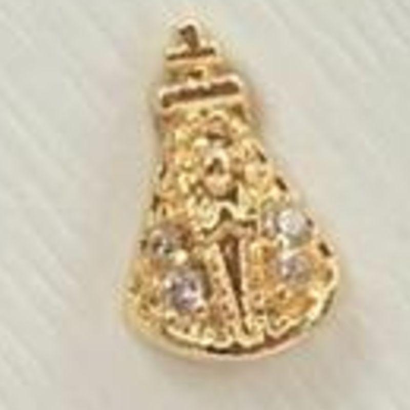 BRINCO OURO NOSSA SENHORA PP