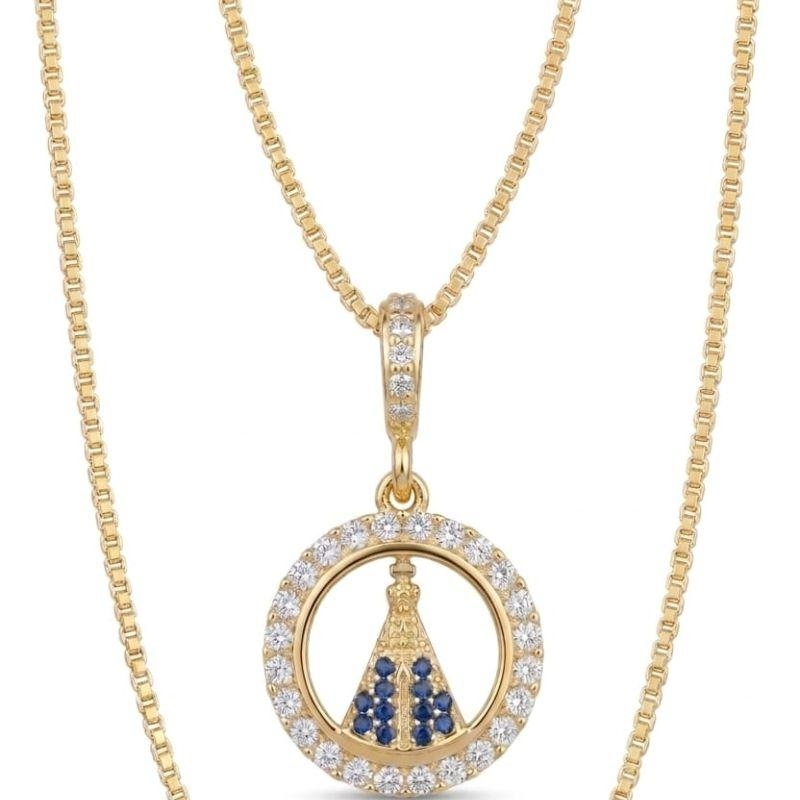 COLAR VENEZIANA NOSSA SENHORA VAZADA