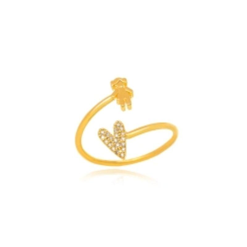 ANEL OURO 1 FILHA