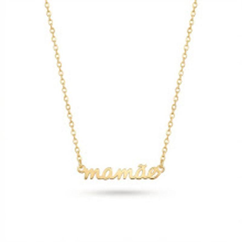 COLAR OURO MAMAE