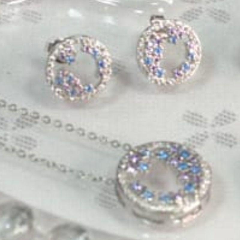 CONJUNTO COLORS AZUL E LILAS RODIO