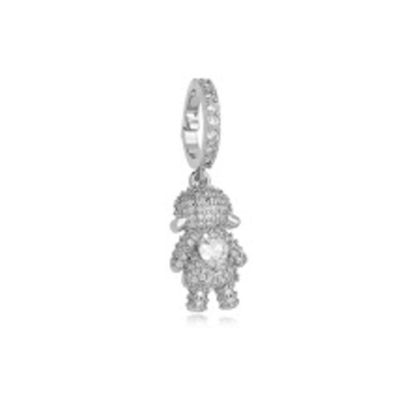 PINGENTE FILHA RODIO CRISTAL