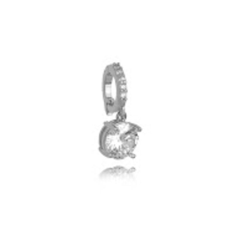 PINGENTE RODIO ZIRCONIA