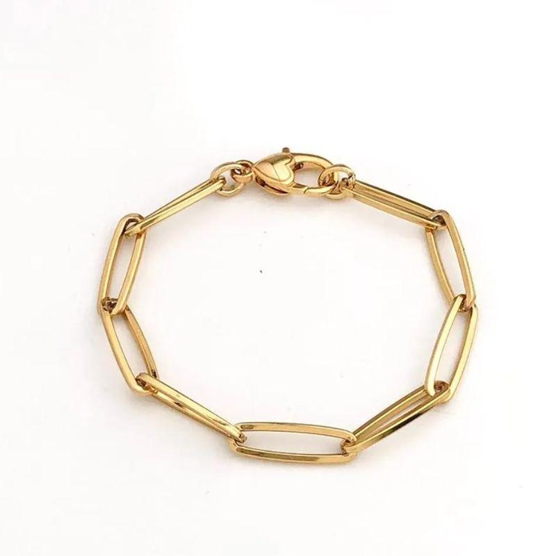 PULSEIRA VERNIZ ITALIANO ELO LONGO DOURADA