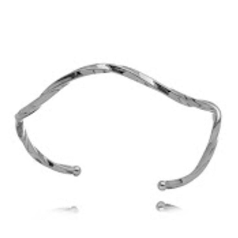 BRACELETE RODIO TORCIDO ONDAS