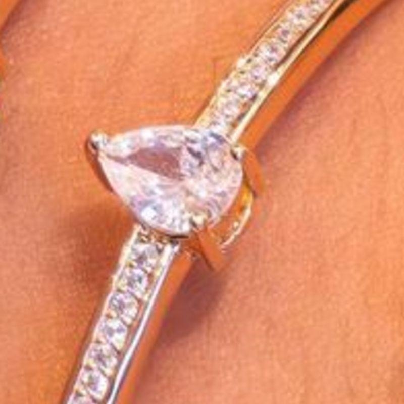 BRACELETE RODIO ZIRCONIA GOTA
