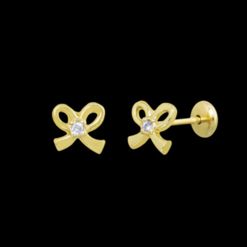BRINCO INFANTIL LACINHO COM ZIRCÔNIA