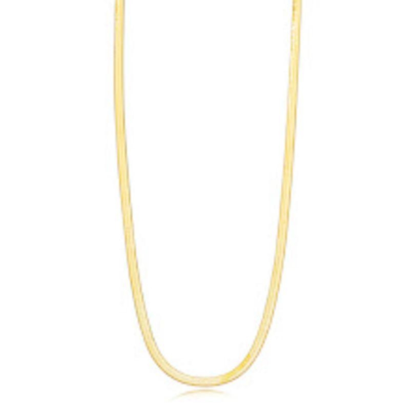 COLAR FITA P 45CM OURO
